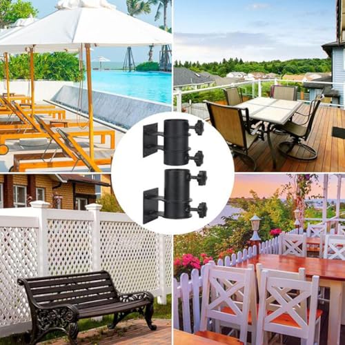 Laikoutd Rostbeständige Schirmhalterung Aus Stahl Ständerbefestigungsklemme Mit Starker Konstruktion Universell Für Terrassen Picknicks Tischdock Universell Auf Decks Oder Terrassen – Bild 9