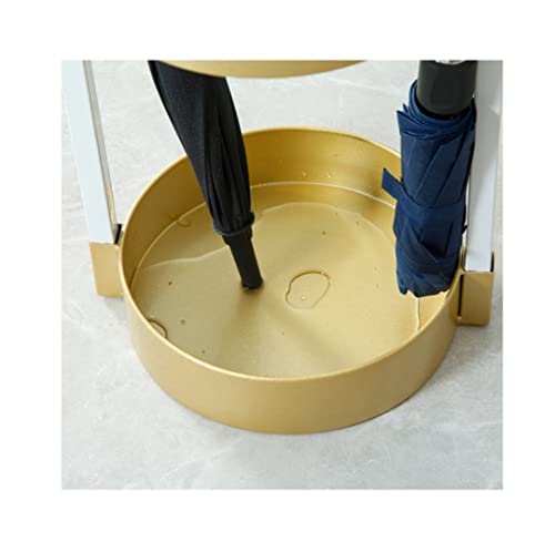 MEVZHH Schirmständer, Schirmständer, Metallschirmständer Mit 4 Haken 33X69Cm – Bild 2