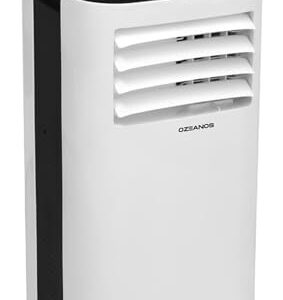 OZEANOS OT-AC-9000 Mobile AC Klimagerät mit Kühlleistung bis zu 9000 BTU/h, Leiser Betrieb unter 65 dB, Timer- und Sleep-Funktion, Kühl-Ventilator- und Entfeuchtungsmodus für Räume bis 90 m3