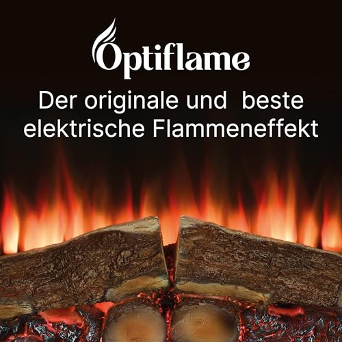 Dimplex Spark Elektrokamin Einsatz 28" - Wandkamin - Elektrokamin mit Heizung - LED Kamin mit Optiflame Flammeneffekt, Einstellbarer Flammengeschwindigkeit und Helligkeit - Mit Timer und Fernbedienung – Bild 4