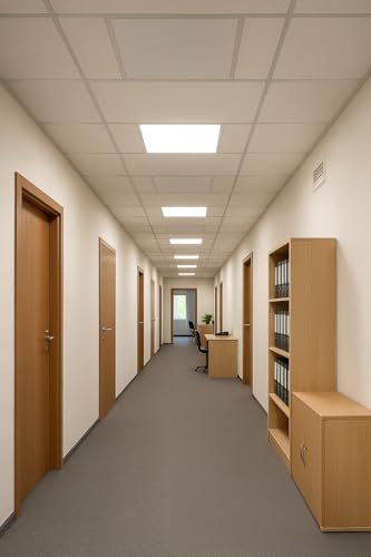 heatness - Rasterdeckenheizung 62,5x62,5 cm mit Einlegerahmen – Infrarotheizung für Odenwalddecken – energieeffiziente Deckenheizung für Büro, Praxis & Wohnräume – Bild 2