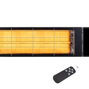 VEITO Nevada - Carbon-Heizstrahler - Infrarotwärme - Wand- oder Deckenmontage - elektrisch - wetterfest IP55 - Terrassenheizung mit Fernbedienung - 2500W