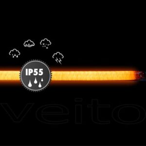 Alternative view of VEITO Nevada - Carbon-Heizstrahler - Infrarotwärme - Wand- oder Deckenmontage - elektrisch - wetterfest IP55 - Terrassenheizung mit Fernbedienung - 2500W