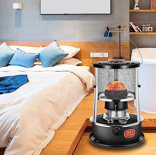 Hocheffizienter Petroleumofen for Den Innenbereich, 9000 Btu, Tragbarer Heizstrahler for Zuhause, Garage, Keller Und Camping(Green) – Bild 2