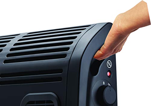 Rowenta CO3035 Konvektor- Heizlüfter Vectissimo | Zwei Leistungsstufen | Elektro- Heizung | Innenraum | Für 25 m² Räume, Schwarz – Bild 5