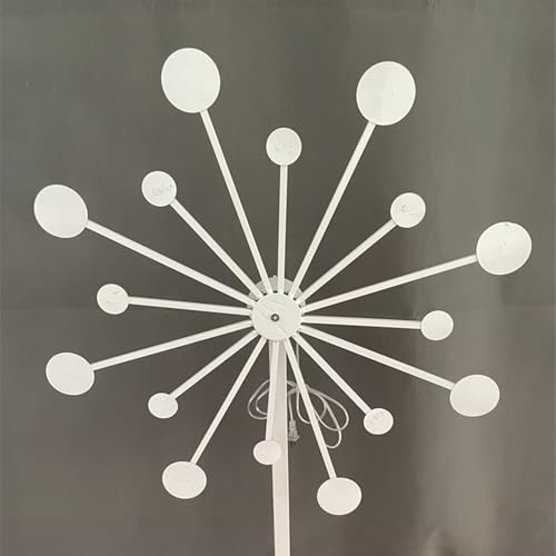 BTYQKZVPM Kreative LED-Stehlampe, Stehlampe, LED-Stehlampen, Licht zur Dekoration, moderne Stehlampen im Windmühlen-Stil(L) – Bild 5