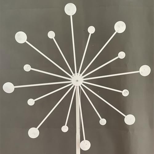 BTYQKZVPM Kreative LED-Stehlampe, Stehlampe, LED-Stehlampen, Licht zur Dekoration, moderne Stehlampen im Windmühlen-Stil(L) – Bild 6
