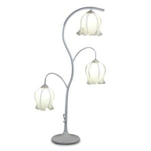Alternative view of BTYQKZVPM Kreative LED-Stehlampe, Stehlampe, Blumen, Licht zur Dekoration, Vintage(White)