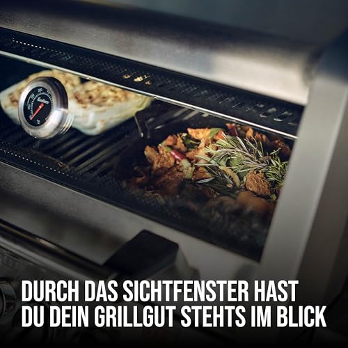 Enders® Gasgrill MONROE PRO 3 SIK TURBO, 3-Edelstahlbrenner, Seitenkocher, Infrarot-Backburner, PanoVision Sicht, HEAT RANGE™-Brenner, SWITCH GRID™, 800 °C TURBO ZONE™, SIMPLE CLEAN™ #8376 – Bild 7
