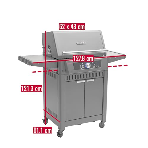 Char-Broil Smarter Gasgrill Evolve Gas, 90-370°C, App Control, Reinigungsfunktion, Kerntemperaturfühler, digitales Display - Ideal für draußen, Garten, Terrasse – Bild 3