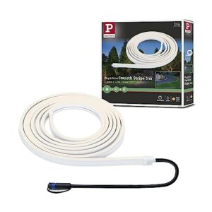 Paulmann 94680 Plug & Shine LED Außenleuchte Stripe Smooth IP68 5m incl. 1x11 W dimmbar Weiß Kunststoff 3000 K