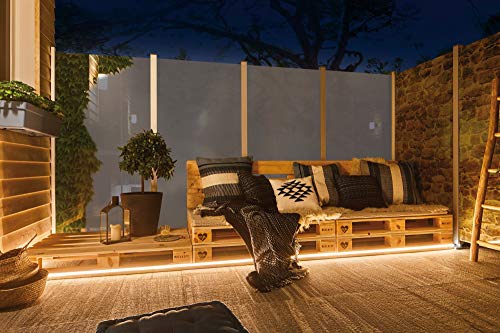 Paulmann 94680 Plug & Shine LED Außenleuchte Stripe Smooth IP68 5m incl. 1x11 W dimmbar Weiß Kunststoff 3000 K – Bild 10