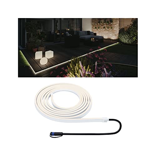 Paulmann 94680 Plug & Shine LED Außenleuchte Stripe Smooth IP68 5m incl. 1x11 W dimmbar Weiß Kunststoff 3000 K – Bild 13