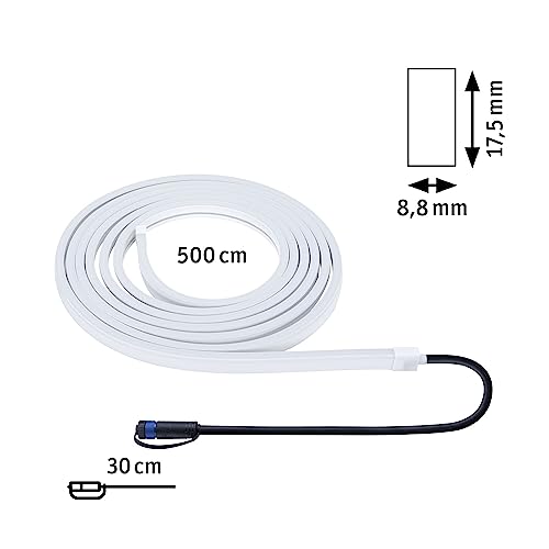 Paulmann 94680 Plug & Shine LED Außenleuchte Stripe Smooth IP68 5m incl. 1x11 W dimmbar Weiß Kunststoff 3000 K – Bild 15
