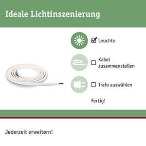 Alternative view of Paulmann 94680 Plug & Shine LED Außenleuchte Stripe Smooth IP68 5m incl. 1x11 W dimmbar Weiß Kunststoff 3000 K