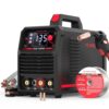 YESWELDER 135A MIG Fülldraht Schweißgerät ohne Gas, Große LED-Digitalanzeige 230V SYNERGIC-STEUERUNG Fülldrahtschweißgerät Flux MIG/Lift TIG/Stick MMA 3-in-1 Schweißgerät IGBT Inverter Schweissgerät