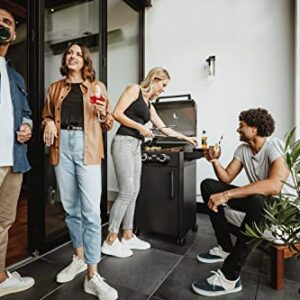 Alternative view of Enders Elektrogrill eFLOW PRO 2 TURBO SHADOW, Gussrost SWITCH GRID & Premium Wetterschutzhülle für Enders Grill BROOKLYN Next 2 3, eFLOW PRO 2