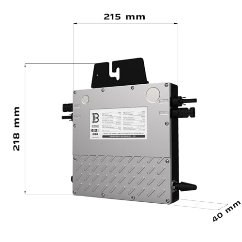SUNNIVA 920W Balkonkraftwerk BIFAZIAL FULLBLACK komplett Steckdose Beny 800W Wechselrichter, PV Solaranlage, 2x 460W Glas-Glas Solarmodule, inkl. 5m Kabel, Komplettset Photovoltaikanlage – Bild 3