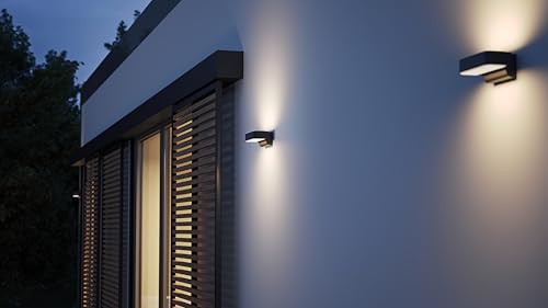 Steinel LED Außenleuchte L 810 C Connect, smarte Wandleuchte, dimmbar, bedienbar per App, 9.8 W, 3000 K, Anthrazit – Bild 2