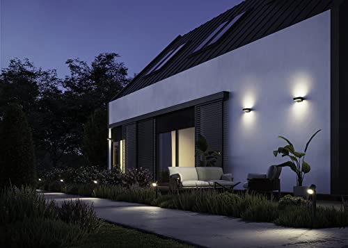 Steinel LED Außenleuchte L 810 C Connect, smarte Wandleuchte, dimmbar, bedienbar per App, 9.8 W, 3000 K, Anthrazit – Bild 5