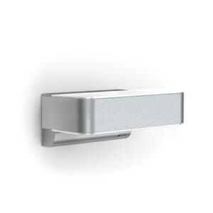 Steinel LED Außenleuchte L 810 SC Connect, 160° iHF- Bewegungsmelder, 9.8 W, 3000 K, smarte Wandleuchte, dimmbar, Zeitpläne, silber