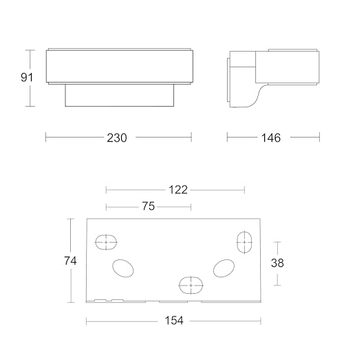 Steinel LED Außenleuchte L 810 SC Connect, 160° iHF- Bewegungsmelder, 9.8 W, 3000 K, smarte Wandleuchte, dimmbar, Zeitpläne, silber – Bild 3