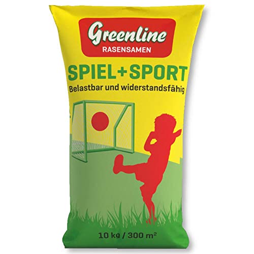 Sport- und Spiel-Rasen 10Kg für 300m² Spielrasen Rasensamen Saatgut