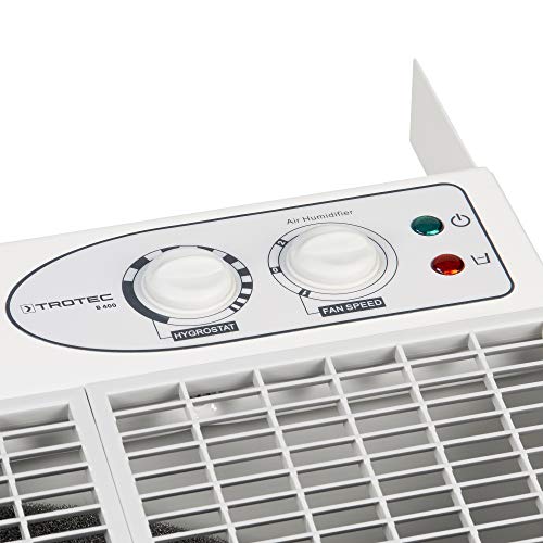 TROTEC Luftbefeuchter B 400 – Raumbefeuchter für große Räume bis 360 m²/ 900 m³, 29 l Tank, Gebläsesteuerung – Bild 5