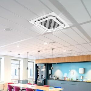 Alternative view of A AUX Klimaanlage Set 18000 BTU (5,3 kW) – Außengerät Deckenkassette 18000 BTU – R32 Kältemittel – Weiß – leise Klimaanlage für Büro, Shop oder große Räume – anschlussfertig