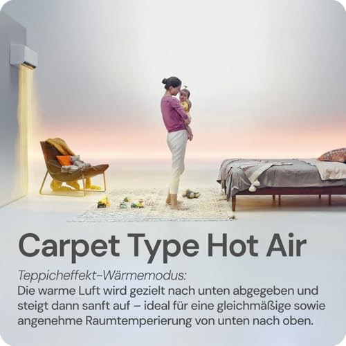 TCL Split Klimaanlage 12000 BTU BreezeIN mit Sprachsteuerung, WIFI für Räume bis 45m² 4 in 1: Heizen, Kühlen, Entfeuchten, Ventilieren - Version 2025 – Bild 5