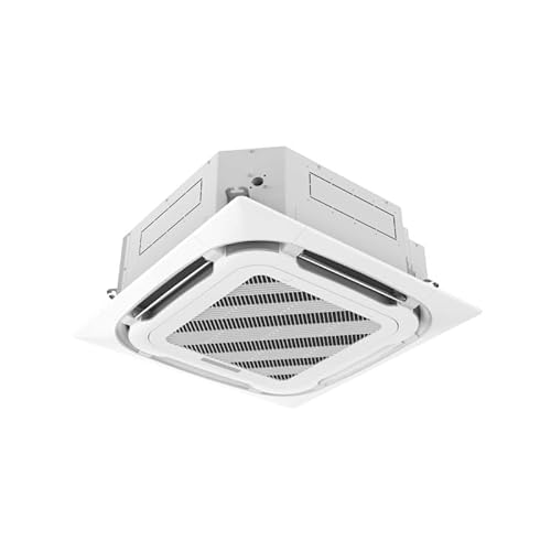 AUX A Klimaanlage Set mit 2× Deckenkassette 18000 BTU (je 5,3 kW) Außengerät 36000 BTU (10,5 kW) - R32 Kältemittel - Weiß - leise Gewerbe-Klimaanlage für 2 große Räume - anschlussfertig – Bild 4