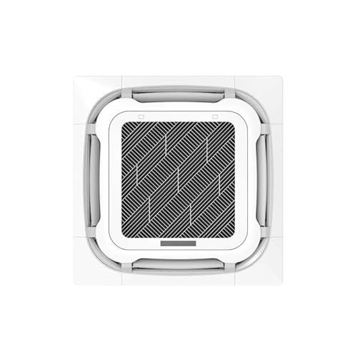 AUX A Klimaanlage Set mit 2× Deckenkassette 18000 BTU (je 5,3 kW) Außengerät 36000 BTU (10,5 kW) - R32 Kältemittel - Weiß - leise Gewerbe-Klimaanlage für 2 große Räume - anschlussfertig – Bild 7