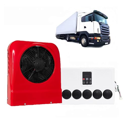 12/24V Vertikal Split Auto Klimaanlage Intelligente Variable Frequenz Heizung und Kühlung für LKW, Engineering Fahrzeuge, Gabelstapler, Krane