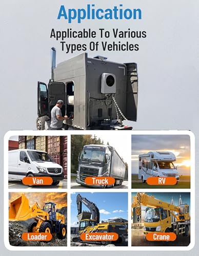 12/24V Vertikal Split Auto Klimaanlage Intelligente Variable Frequenz Heizung und Kühlung für LKW, Engineering Fahrzeuge, Gabelstapler, Krane – Bild 6