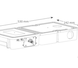 Alternative view of Compact 4L ERRP Kondensatpumpe für den Kühlmöbelunterbau, Typ:Oberer Einlass