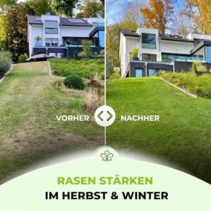 Alternative view of TerraUno Premium Herbstdünger Rasen, gesunder Rasen verdrängt Moos & Unkraut, Rasendünger Herbst mit 60 Tage Langzeitwirkung, 10 kg für 500 m², Herbstrasendünger, Sofortwirkung, extra starkes Grün