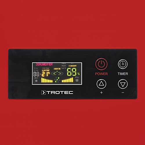 TROTEC Luftentfeuchter TTK 166 ECO – Leistung 52 L/Tag – Fläche 90 m² / 230 m³ – Bautrockner – für große Räume – Bild 6