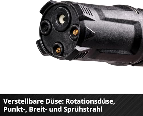 Einhell Akku-Druckreinigerpistole HYPRESSO 18/24-1 Power X-Change (18 V, 24 bar, Mobile Reinigung und Bewässerung, 240 L/h, inkl. Zubehör, ohne Akku & Ladegerät) – Bild 8