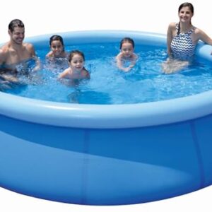 PRENDELUZ Aufblasbarer Pool, rund, 300 x 76 cm, Fassungsvermögen 3816 Liter, hergestellt aus strapazierfähigem Material, ideal für den Sommer.