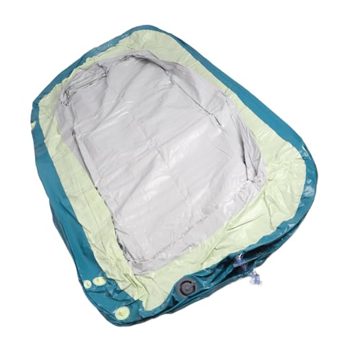 Denash 3 Meter Langer, Verdickter Aufblasbarer Pool mit Rutsche und Sonnendach – für den Familien-Hinterhof mit Zuverlässigem PVC-Material – Bild 4