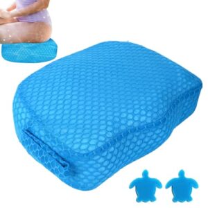 Kissen Sitz - Erhöhungssitz Für Erwachsene - rutschfeste 3D-Luftnetz-Auflage Ohne Auftrieb Für Garten Entspannung Outdoor Camping Ausflüge