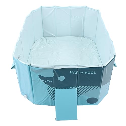 RIZGHWOY Großer, 4-lagiger, Faltbarer Pool für Im Freien, Einfach zu Verwenden für Familien, PVC-Material (5,2 Fuß grün) – Bild 3