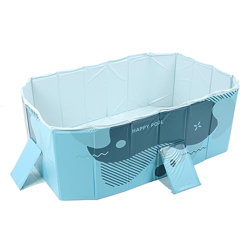 RIZGHWOY Großer, 4-lagiger, Faltbarer Pool für Im Freien, Einfach zu Verwenden für Familien, PVC-Material (5,2 Fuß grün) – Bild 6
