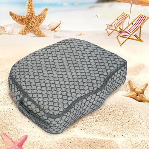 Yabauuop Spa Sitzauflagen Für - Erhöhungssitz Für Erwachsene - rutschfeste 3D-Luftnetz-Auflage Ohne Auftrieb Für Garten Entspannung Outdoor Camping Ausflüge – Bild 3