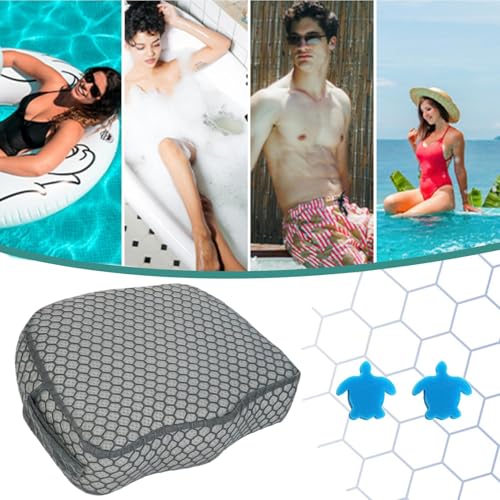 Yabauuop Spa Sitzauflagen Für - Erhöhungssitz Für Erwachsene - rutschfeste 3D-Luftnetz-Auflage Ohne Auftrieb Für Garten Entspannung Outdoor Camping Ausflüge – Bild 4