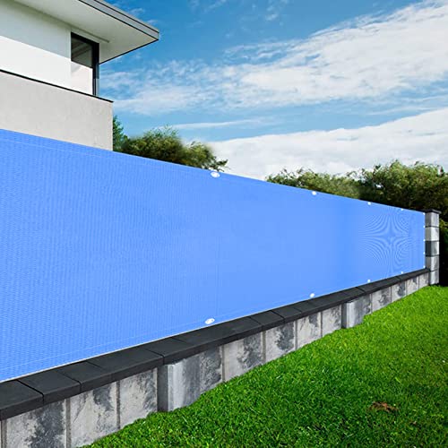 Outdoor-Sonnensegel, 2,2 x 2,5 m, rechteckig, atmungsaktiv, HDPE, Sonnensegel für Garten, Terrasse, Hof und Pergola, UV-Schutz, Blau, Überdachung für den Außenbereich – Bild 7