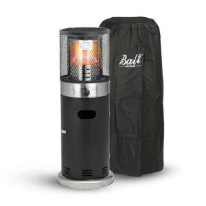 Bali OUTDOORS Lounge Fußbodenheizung 7,3 KW Gas Standheizung inkl. Set Gasdruckregler 30 mbar und Schlauch 50 cm