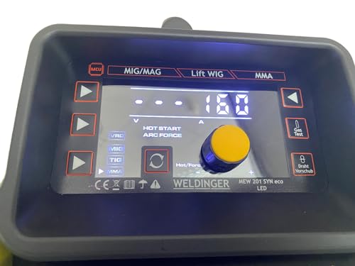 WELDINGER synergischer Kombi-Schweißinverter MEW 201 SYN eco LED – Bild 7