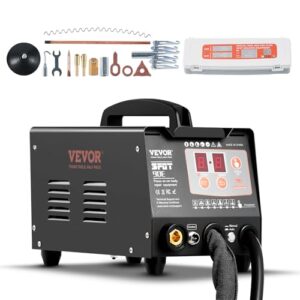 VEVOR Ausbeulspotter, 3kW, Dellenreparaturset mit 2 Schweißpistolen, automatisches/manuelles Schweißen & 7 Modi, Punktschweißgerät zur Dellenreparatur für Autokarosserie, Dellenzieher für Autos & LKWs