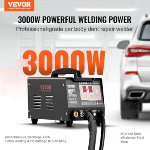 Alternative view of VEVOR Ausbeulspotter, 3kW, Dellenreparaturset mit 2 Schweißpistolen, automatisches/manuelles Schweißen & 7 Modi, Punktschweißgerät zur Dellenreparatur für Autokarosserie, Dellenzieher für Autos & LKWs